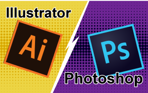 الفرق بين Photoshop و Illustrator